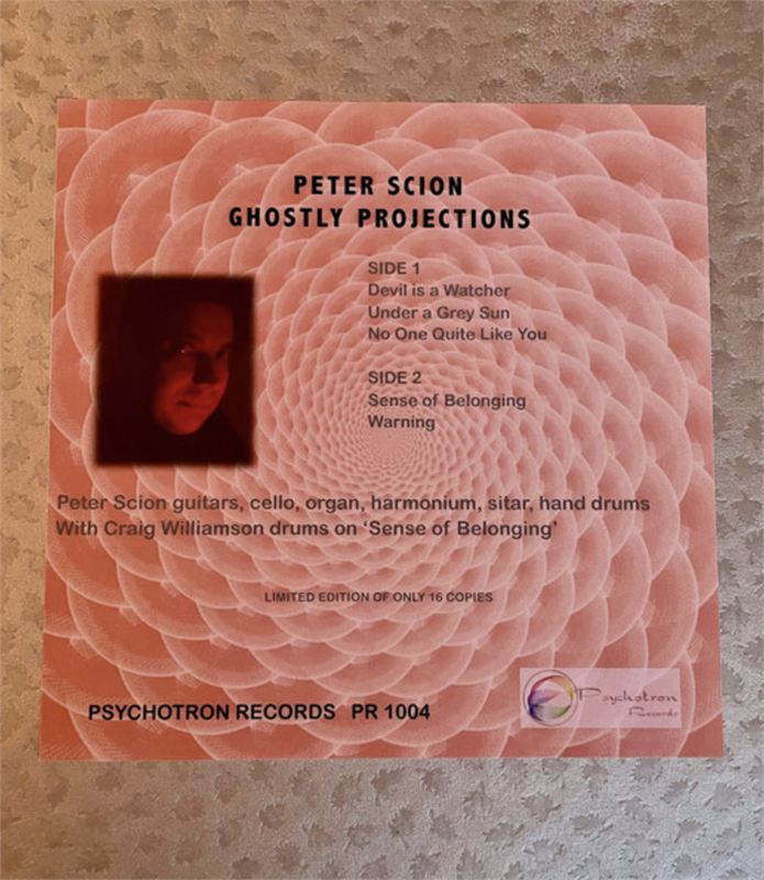 Sleeve artwork for Peter Scion - Ghostly Projections