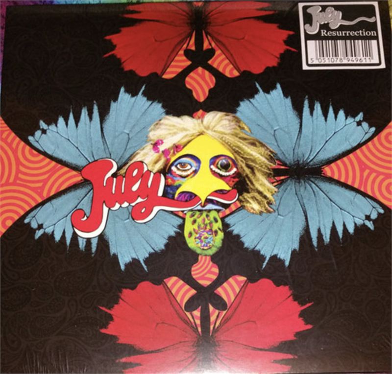Sleeve artwork for July - Resurrection