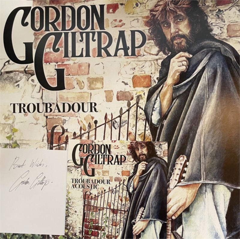 Sleeve artwork for Gordon Giltrap - Troubadour
