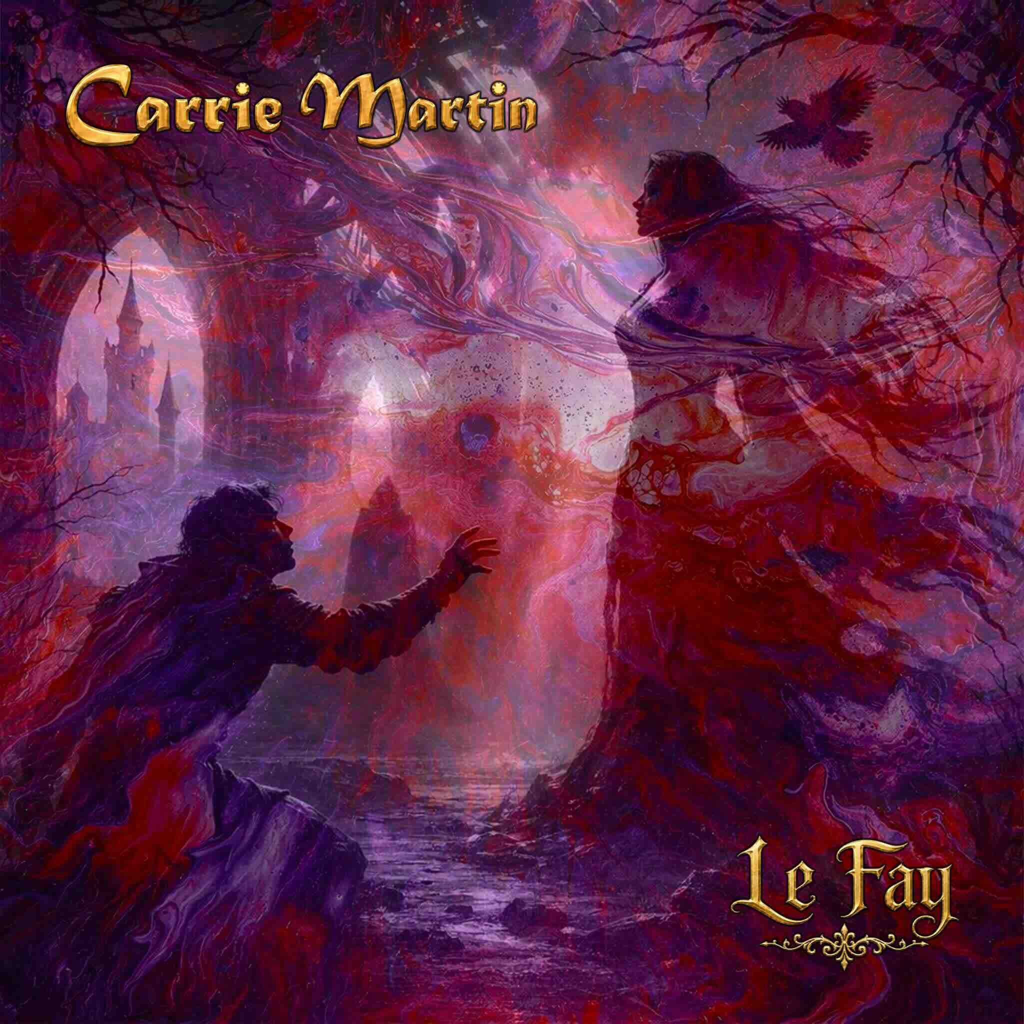 Carrie Martin - Le Fay LP and CD sleeve